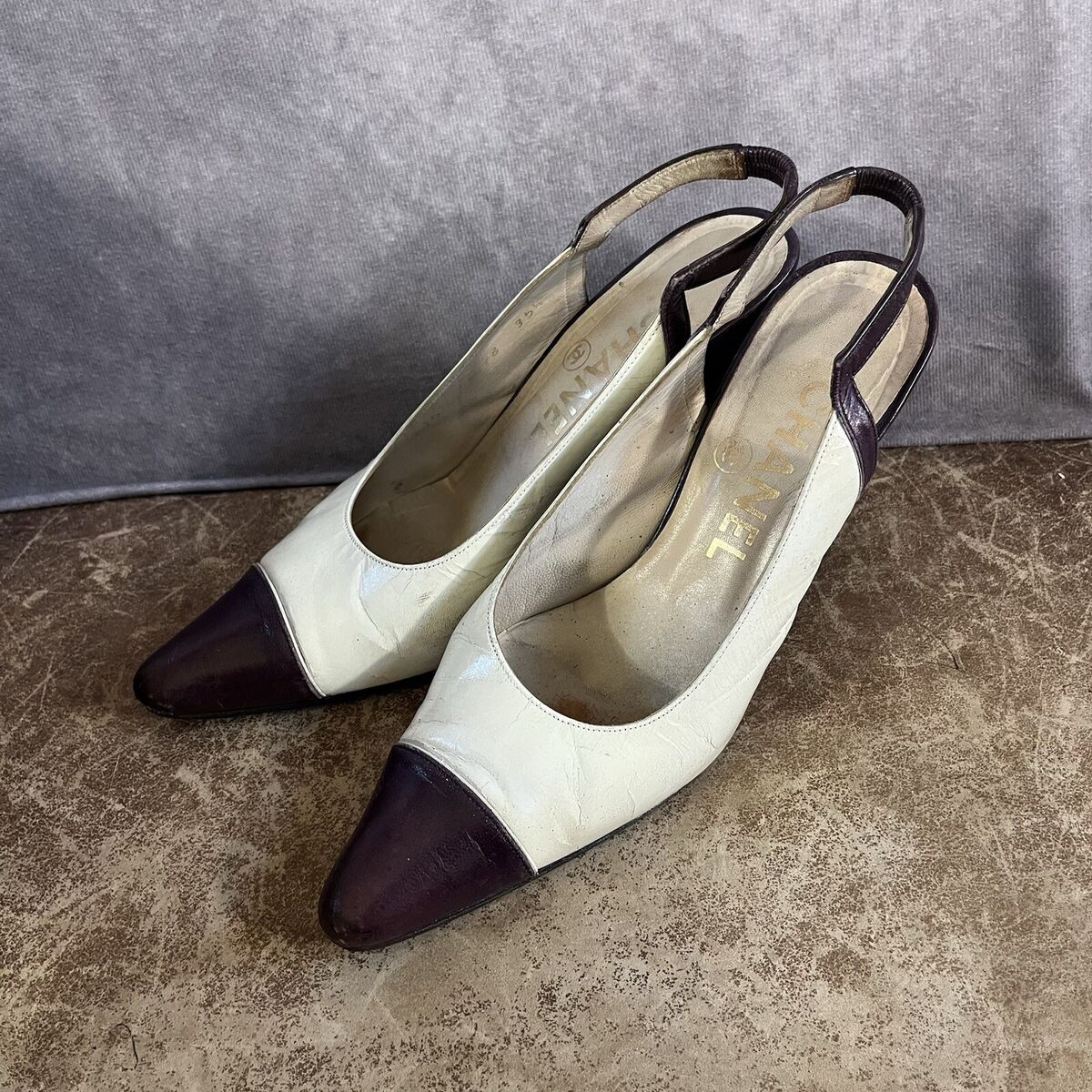 CHANEL High (3-3.9 in) Heel Height Slingback Heels for Women CHANEL High (3-3.9 in) Heel Height Slingback Heels for Women