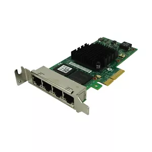 Dell INTEL I350-T4 Quad Port Gigabit Pci-E Low Profile Network Card 09YD6K - Picture 1 of 4