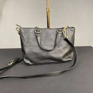 Bolso de mano Talbots para mujer con correa de cuero negro Bolso de hombro Cartera, Bandolera - Imagen 1 de 13