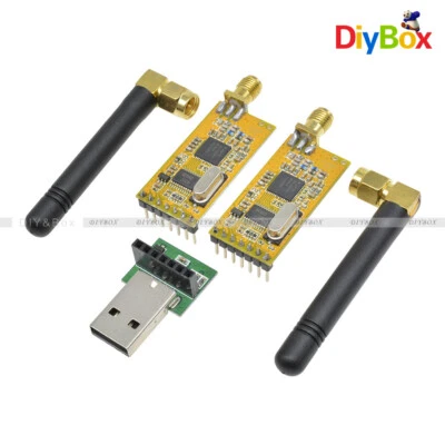 New APC220 Wireless RF serial Data Modules With Antennas USB Converter F Arduino - Image 1 of 4