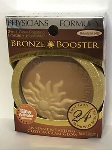 Physicians Formula Bronze Booster 24K Highlighter + Bronzer 6428 Medium to Dark - Picture 1 of 3