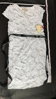 Nuevo Vestido de Fiesta "Speechless" Niña Blanco/Negro Talla 14 Foto 1 de 4