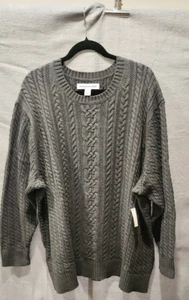 Amazon Essentials Womens Pullover Sweater Gray Size XL - Picture 1 of 5