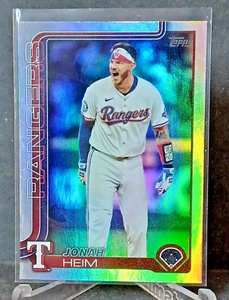 2025 Topps Series 1 Rainbow Foil Parallel #51 JONAH HEIM Rangers-RM74 - Picture 1 of 2