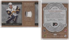 2007-08 Upper Deck Artifacts Treasured Swatches Bronze /50 Daniel Briere Patch