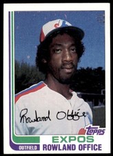1982 .Topps Rowland Office . Montreal Expos #479