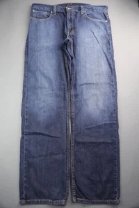 Men's 2010 Levi's 514 Jeans Slim Straight Dark Size 36x32 - Imagen 1 de 8