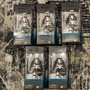 Lot Of 5 Star Wars Black Series Gaming Greats Jedi Survivor RIOT SCOUT TROOPER - Picture 1 of 5