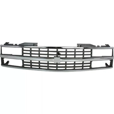 New Grille For 1988-1993 Chevrolet C/K Series Chrome Plastic Foto 1 de 4