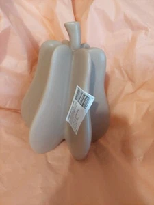 Candlelight Taupe Ceramic Squash 19x15cm - Picture 1 of 6