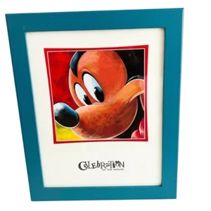 Disney Celebration Of The Mouse Colorful Mickey Brian Blackmore Framed Art Print - Picture 1 of 4