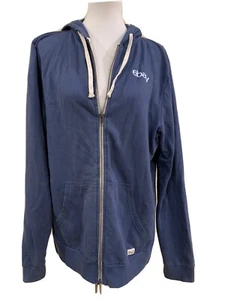 Hellblaue leichte Kapuzenjacke mit durchgehendem Reißverschluss der Marke eBay Large Marine Layer - Bild 1 von 9