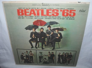 The Beatles, BEATLES '65, LP record album, Capitol ST-2228, VG, APPLE LABELS - Picture 1 of 1
