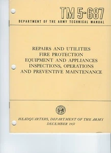 Historical book for Inspections and PM for Fire Protection Equipment, 1957 - Imagen 1 de 1
