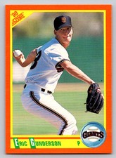 1990  Score Rookie & Traded #99T Eric Gunderson Rookie Card