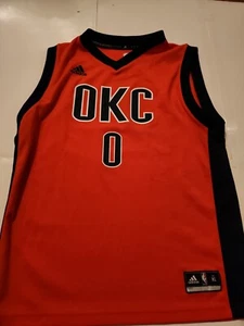 Russell Westbrook Oklahoma City (OKC) Thunder Adidas NBA Jersey #0 - Mens XL - Picture 1 of 6