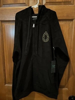 Sudadera con capucha Diamond Supply Co Tear Drop nueva con etiquetas, negra, pequeña Foto 1 de 4