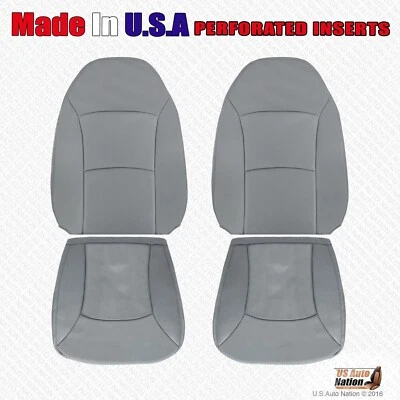 2000 2001 2002 Ford E450 E550 parte inferior dianteira e superior capa de vinil perfurada cinza - Imagem 1 de 4