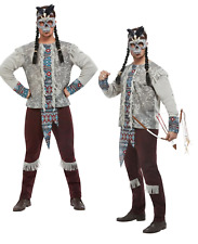 Indio Nativo Dark Spirit Zulu Guerrero Hombre Disfraz Halloween