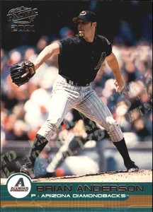 2001 Pacific Retail LTD Diamondbacks Baseball Card #16 Brian Anderson /85