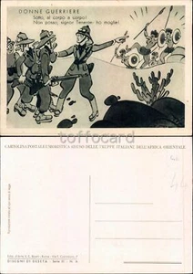 COLONIALE UMORISTICA AFRICA ORIENTALE-DONNE GUERRIERE-DE SETA-C40-122 - Bild 1 von 1