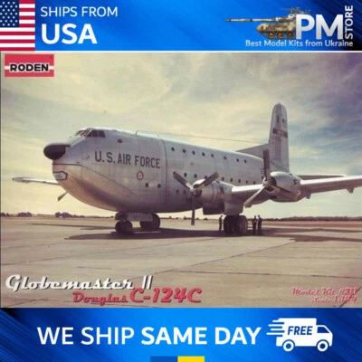 Roden 311 Douglas C-124C Globemaster II 1947 American aircaft model kit 1/144 - Image 1 of 3