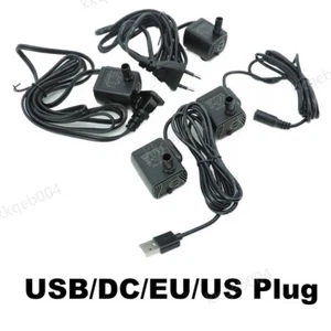Ultra-quiet Brushless AC DC USB Fountain Water Pump Submersible 5V 12V Aquarium - Imagen 1 de 12