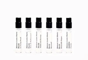 MAISON LOUIS MARIE 6 pc Eau De Parfum Discovery Set 0.05oz /1.5mL sample perfume - Picture 1 of 6