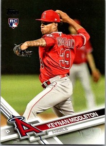 2017 Topps Update Keynan Middleton RC Los Angeles Angels #US133