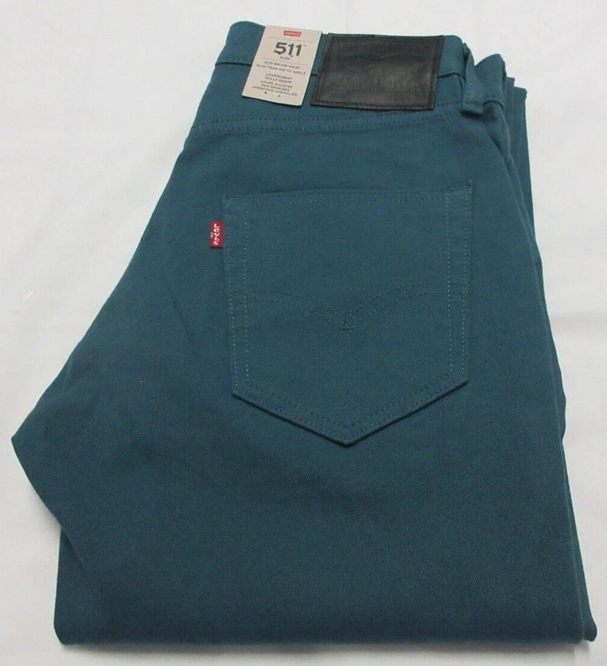 Levi's 502 Regular Taper Navy Blue Men Jeans 30 X 32