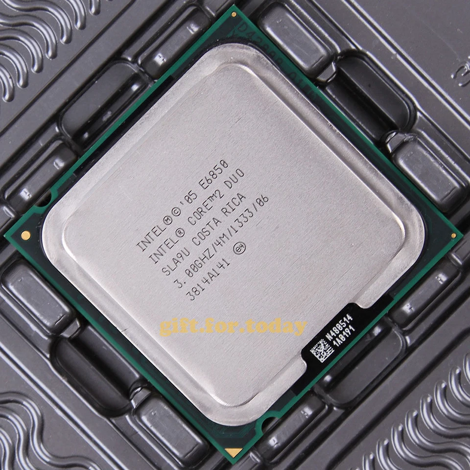 Intel Core 2 Duo E6850 SLA9U 3GHz LGA 775 Dual-Core Processor CPU (BX80557E6850) - Bild 1 von 1