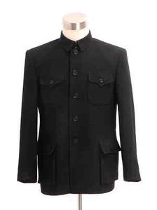 Chinese Traditional Wool Zhongshan Suit Vintage Style Wedding Top+Pants New Hot - Picture 1 of 7