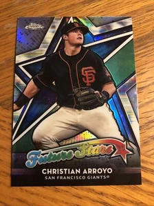 2018 Topps Chrome Christian Arroyo Future Stars #FS-10 San Francisco Giants - Picture 1 of 3
