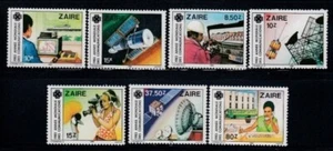ZAIRE World Communications Year MNH set - Picture 1 of 1