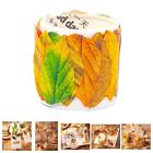 Fall Crafts Scrapbook Leaf Stickers Simulated Autumn Leaves for DIY Art