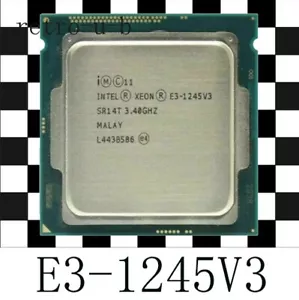 Intel Xeon E3-1245 V3 LGA1150 SR14T 3.40GHz 8MB Quad Core CPU Processor 1245V3 - Picture 1 of 1