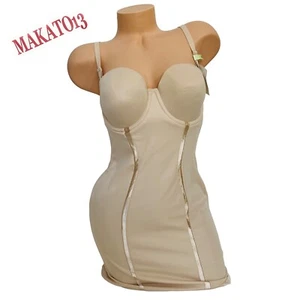 Maidenform Damen 38B Easy-Up trägerloser Full Slip Shapewaer Latte 2304 NEU $ 66 - Bild 1 von 7