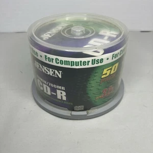 Jensen CD-R Confezione da 50 32x Multivelocità 80Min/700MB - Foto 1 di 3