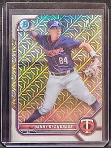 2022 Bowman Chrome Danny De Andrade Mega Box MOJO Refractor Prospect #BCP-156 - Picture 1 of 2