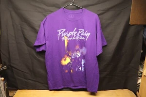 The Prince Estate Shirt Mens XL Purple Rain Graphic Revolution Motorcycle - Picture 1 of 8