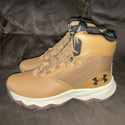 Under Armour Hombres UA Stellar G2 6" Botas de Senderismo Marrón Tácticas Para Hombres Talla 9.5 Foto 1 de 4