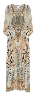 Camilla Gates Of Glory Long Kaftan With Buttons RRP$849 O/S - Picture 1 of 18