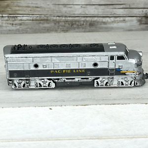 Toysmith Diecast Pacific Line modèle diesel train jouet avec moteur à retrait 6"