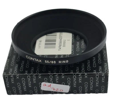 CONTAX 55/86 Ring Adapter Filter E86 86mm on Objektiv Lens E55 55mm Neu New 720 - Image 1 of 2
