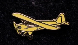 J-3 PIPER CUB HAT LAPEL PIN UP PILOT CREW SOLO GIFT WING AIRPLANE L@@K!  - Picture 1 of 1