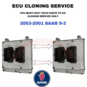 CLONE SERVICE Engine Control Module ECU ECM For 03 - 11 SAAB 9-3 2.0L Trionic 8 - Picture 1 of 1