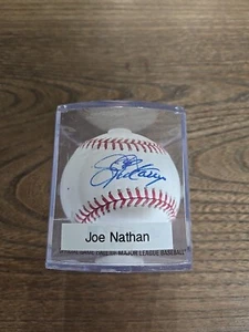 Joe Nathan Minnesota Twins Texas Rangers Autographed MLB Selig Signed Baseball - Picture 1 of 3