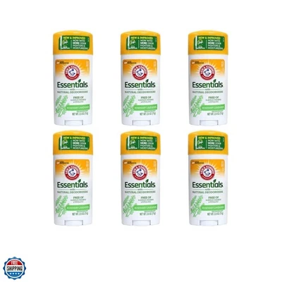 Essentials Natural Deodorant, Fresh, 2.5 Oz Pack of 6 - Image 1 of 4