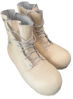 Botas militares de Estados Unidos Mickey Mouse/Conejito botas de barrera de vapor frío extremo blancas 14R Foto 1 de 4