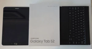 Samsung Galaxy Tab S2 SM-T813 32GB WIFI Black with Samsung Case & Keyboard - Picture 1 of 14